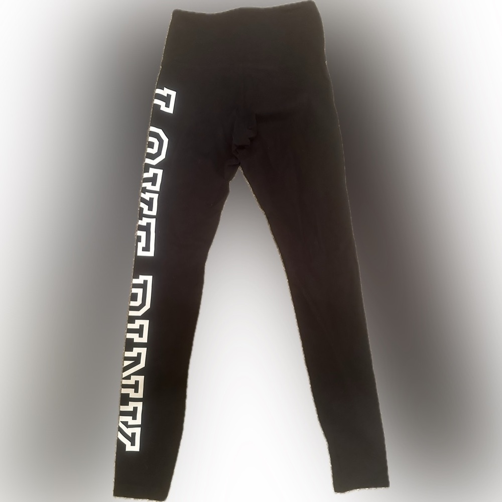 Pink Victoria’s Secret Yoga Pants Tights Leggings S- EXCELLENT Condition Black - Picture 7 of 7